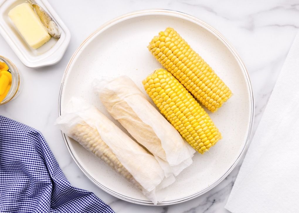 Cook Corn on the Cob in the Microwave